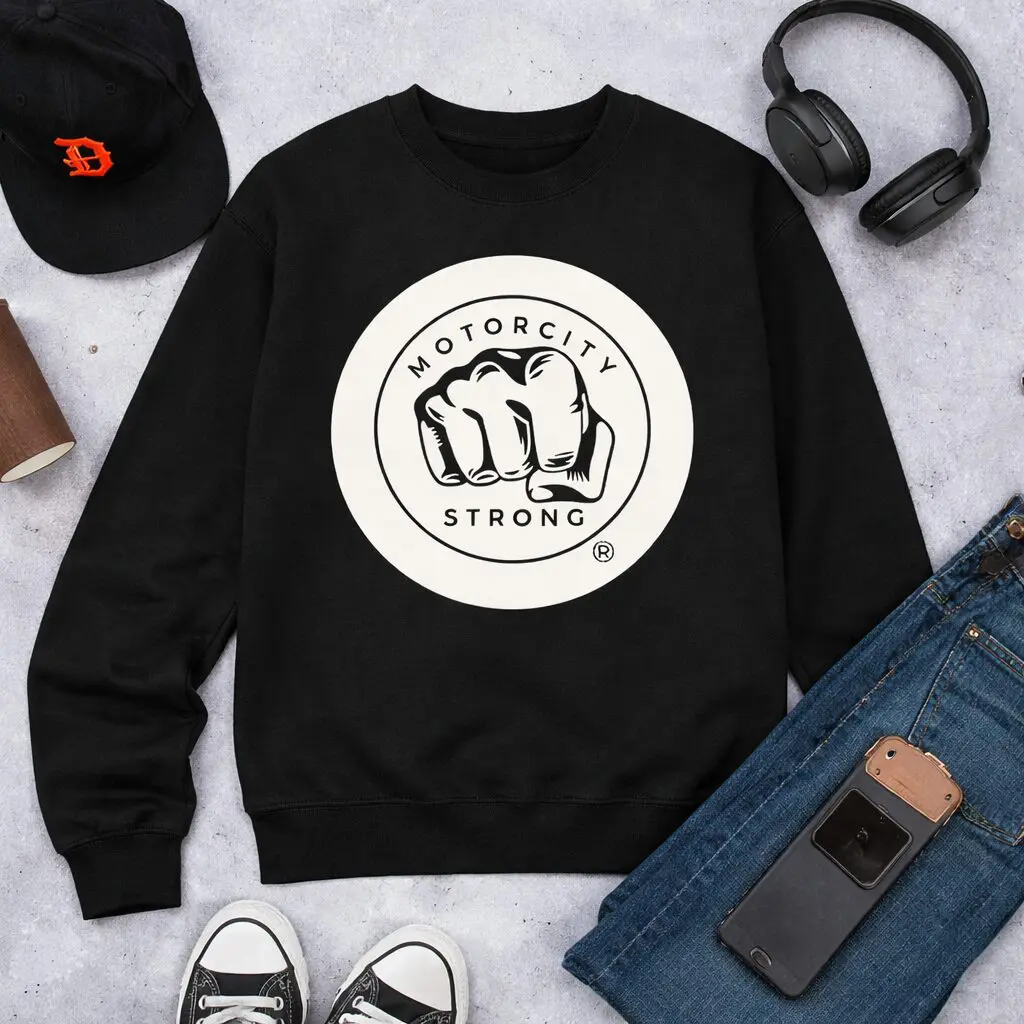 Motorcity Strong Crewneck - Black